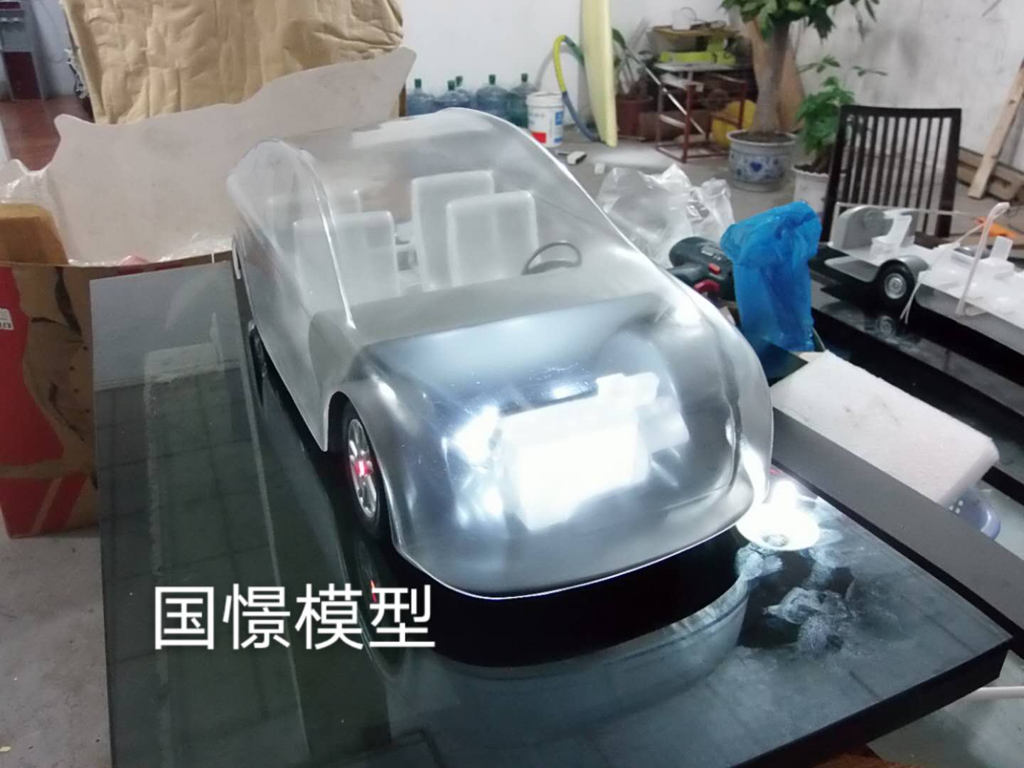 万年县透明车模型